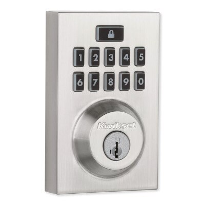 Kwikset 914 Series SmartCode Zigbee Contemporary Deadbolt with Cox, Satin Nickel